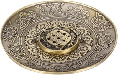 Ronde Wierookhouder en Branderschijf - Asopvang voor Thuisgebruik en Cadeaus, Perfecte Decoratie voor Elk Interieur