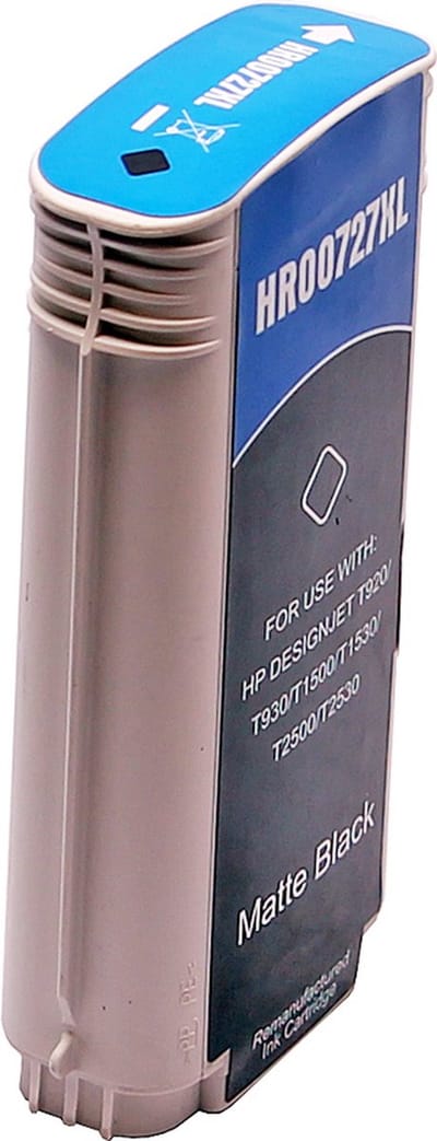 ABC huismerk inkt cartridge geschikt voor HP 730 mat zwart Designjet T1600 T1600dr T1600ps T1700 T1700d T1700dr T1700ps T2600dr T2600ps