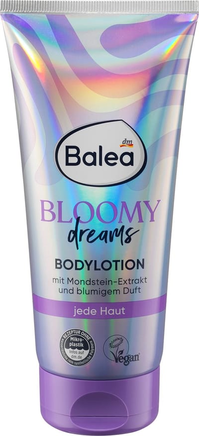 Balea Bodylotion Bloomy Dreams | 1x 200ml - Met maansteenextract, sheaboter en glycerine | Limited Edition