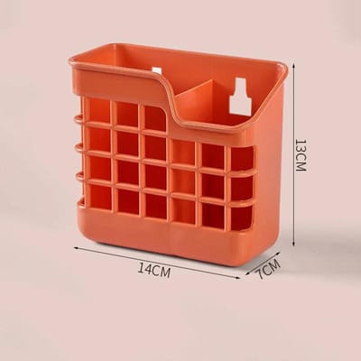 Support de Rangement pour Couverts de Cuisine Multifonctionnel Organiseurs de Tiroir de Cuisine Panier Égouttoir pour Salon Cuisine Dropshipping red