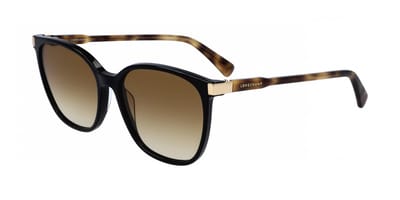 Longchamp LO612S N Black/havana 54/16/140 WOMAN Zonnebrillen