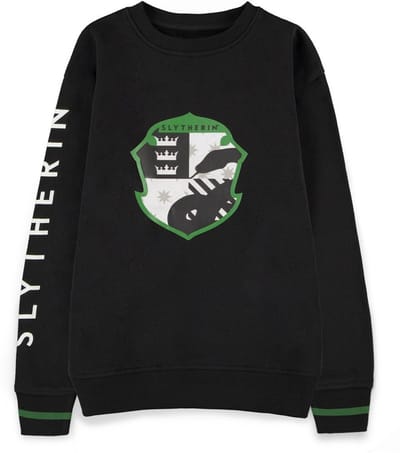 Harry Potter - Slytherin Emblem Sweater/trui kinderen - Kids 122 - Zwart