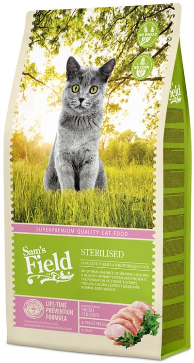 Sam's Field Cat Sterilised - Kattenvoer - 7.5 kg
