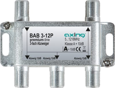 Axing BAB 3-12P Kabel-TV lasdoos 3-voudig 5 - 1218 MHz