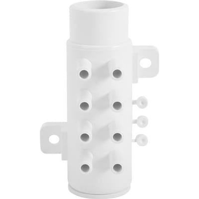 Spa Bain de Source Chaude Tuyau d'Eau PVC Collecteur de Plomberie à 8 Ports Séparateur d'Eau Accessoire