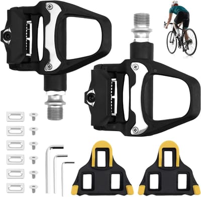 Allecta - Fietspedalen | Antislip | Compatibel met racefiets | MTB Gravel | 9/16 inch kogellagers