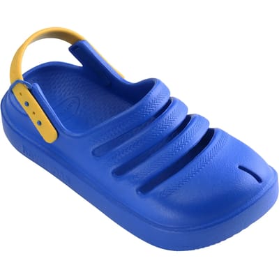 Havaianas Kids Clog Jongens Slippers - Blauw/Geel - Maat 23/24