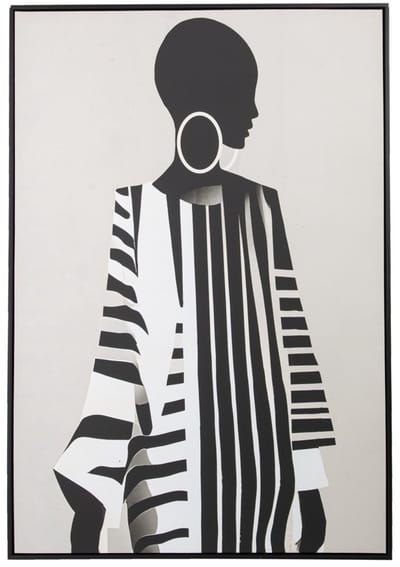 Schilderij vrouw 80x120cm