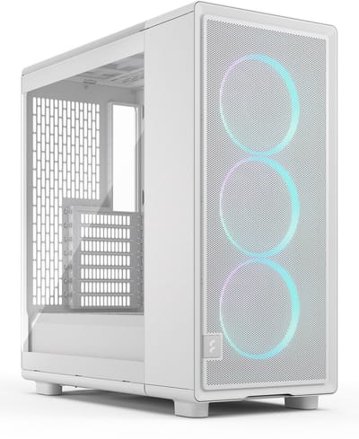 Fractal Design Epoch White TG RGB - Case - Miditower - Wit