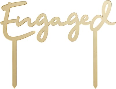 Engaged Goud - Acryl