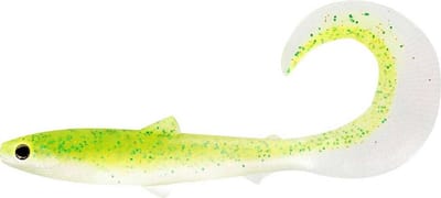 Westin Bullteez Curltail 14cm 15g – Grote Curltail Softbait voor Snoek, Snoekbaars en Baars - Kleur : Sparkling Chartreuse