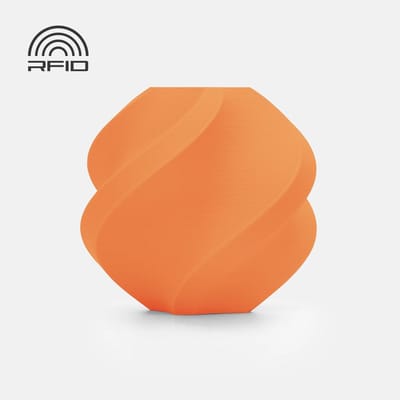 Bambu Lab PLA Matte Mandarin Orange 1.75mm REFILL – Levendige Oranje Matte Afwerking & Ultieme Printkwaliteit Zonder Spoel