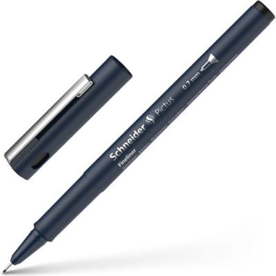 Schneider fineliner - Pictus - lijnbreedte 0,7mm - zwart - S-197601