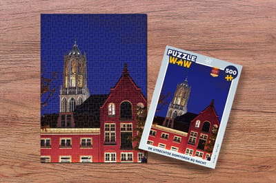 Puzzel Nacht - Domtoren - Huis - Legpuzzel - Puzzel 500 stukjes