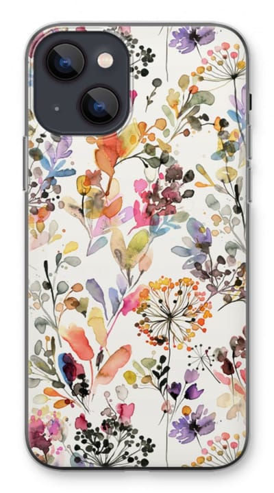 Case Company® - Hoesje geschikt voor iPhone 13 mini hoesje - Wilde grassen - Soft Cover Telefoonhoesje - Bescherming aan alle Kanten en Schermrand