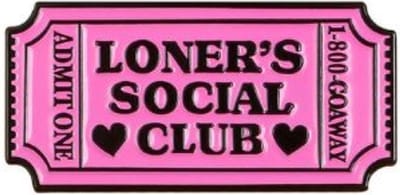 Pin Broche - enamel pin - kledingspeld - Loner’s social club
