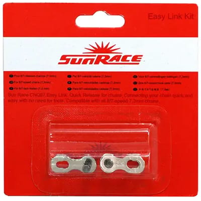 Sunrace Kettingschakel voor 6/7/8-speed - Staal - Zilver - Set van 10 - Eenvoudige montage