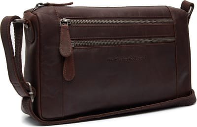 Chesterfield Alberta Waxed Pull Up Schoudertas - Bruin