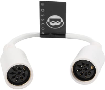BOSSCOM DIN 8-pins / Powerlink PL8 koppelstuk voor B&O | wit | 0,10 meter