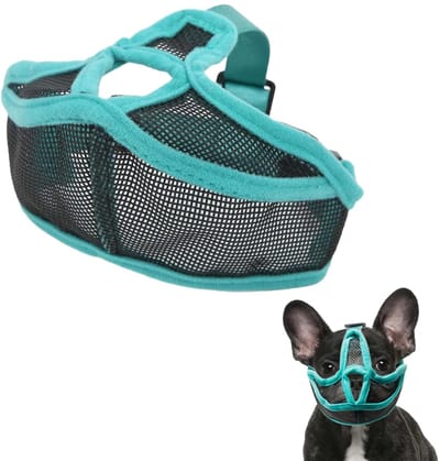Dailygoods- Muilkorf Ademend - Muilkorf Franse Bulldog - Muilkorf Korte Neus - Hondenmuilkorf - Nylon - 45 x 10,5 x 1,2 cm - Hondensnuit