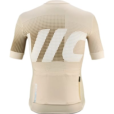 Mavic Aksium Graphic Korte Mouw Wielertrui Beige 2XL Man