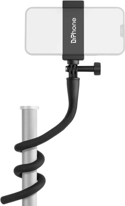 DrPhone OctoGrip Flexibele 360° Octopus Tripod – Selfiestick Statief Geschikt voor GoPro, DJI Action Camera en Smartphone