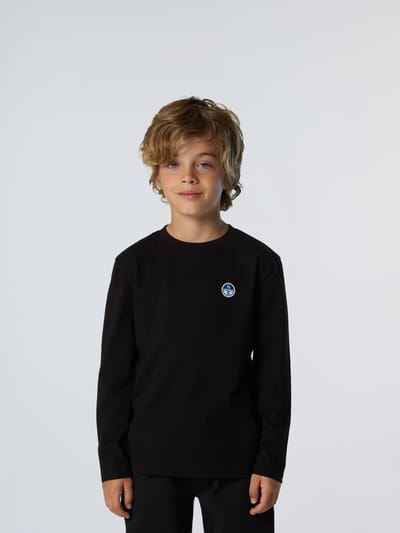 North Sails T-shirt Lange mouwen met logopatch