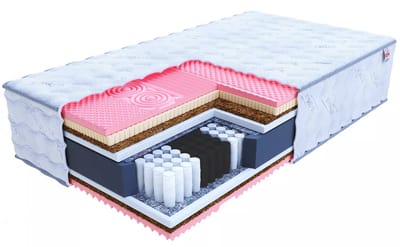 FDM® CALYPSO Matras 80x200 cm - Hoogte 32 cm H3 en H4 - Multi Pocketvering Matrassen - Dubbelzijdig - 7 zones - Antiallergisch