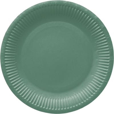 PAW - Papieren bordjes - 23 cm - Dark Green