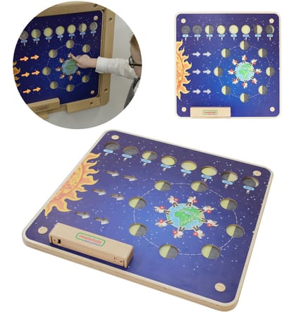 Masterkidz Montessori Maanfasen Educatief Bord - UNI
