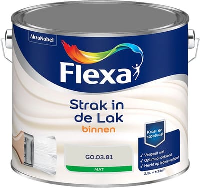 Flexa - Strak In De Lak Binnenlak Mat - G0.03.81 - Mengverf - 2,5 L