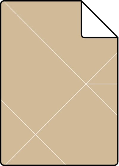 Proefstaal ESTAhome behang grafische lijnen donker beige - 26.5 x 21 cm - 139774-S
