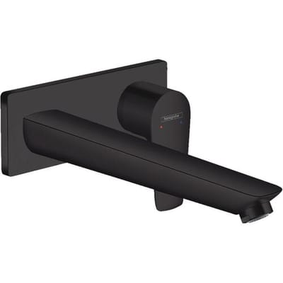 hansgrohe Talis E - Wastafelmengkraan - Ééngreeps bediening - Met afvoerplug - 225mm maat - Mat Zwart