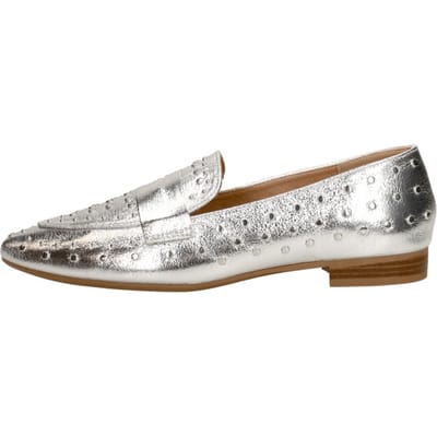 SUB55 Mocassin Mocassin - Zilverkleur - Maat 36