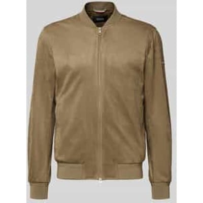 Regular fit jack in leerlook, model 'Rapid'