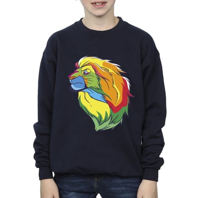 Disney Jongens The Lion King Kleuren Sweatshirt (Marineblauw)