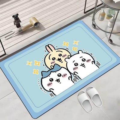Cartoon Vloermat Badkamervloermat Entree Deurmat Toiletdeur Zuigvoetmat 50 * 80Cm
