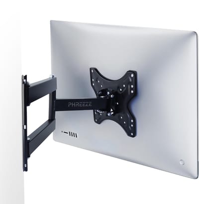 Muurbeugel voor TV & (Gaming) Monitor Beugel- Kantelbaar, Draaibaar en Uitrekbaar - VESA 75x75 t/m 200x200 - Uitschuifbaar tot 40 CM - Max 40KG