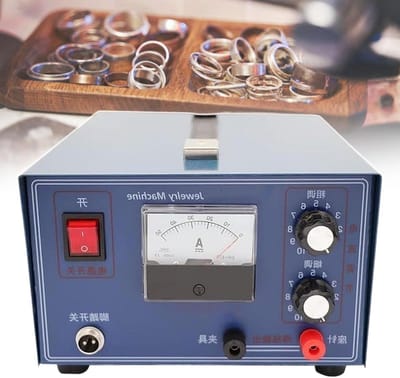 50 A Sieraden Puntlasmachine, Sieraden Pulse Puntlasmachine, Draagbare Puntlasmachine Voor Goud Zilver Platina, 0,5-1,2 Mm Lasbereik, 0,5-50 A, Goud & Zilveren Sieraden Lassen