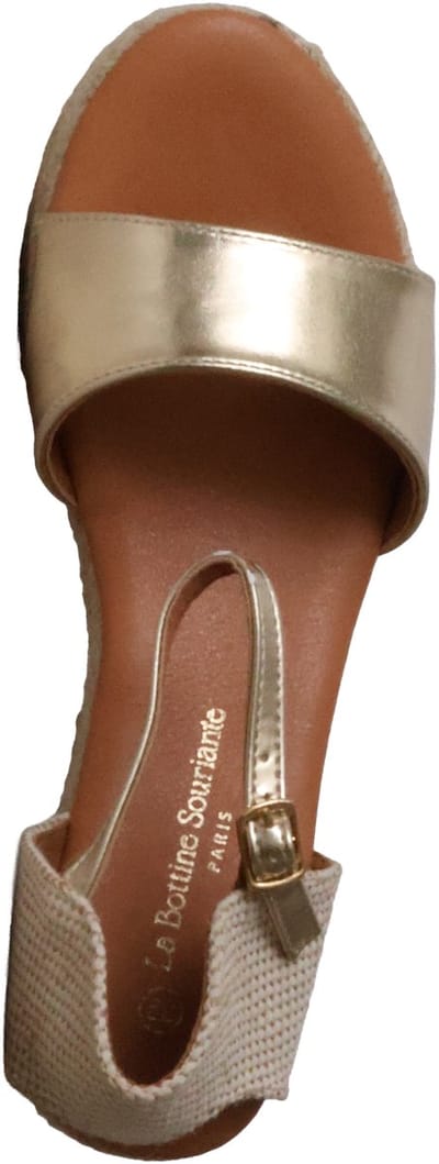 Sandalen met sleehak en bandjes van La Bottine Souriante Paris