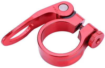 Dailygoods- Zadelklem 31.8mm - Snelsluiting - Zadelstrop - Aluminium Legering - Geschikt voor Mountainbike/Racefiets - Schokbestendig - Zadelklemmet