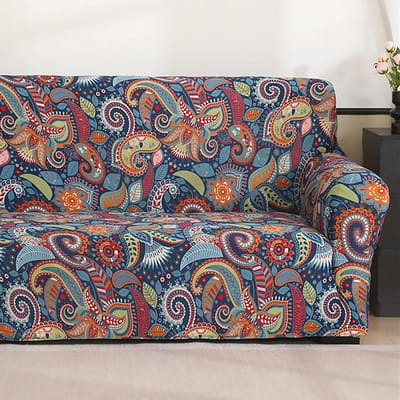 Rekbare Bankhoes Anti-vuil Spandex Bankhoes Meubelbeschermer Bankhoezen voor Woonkamer Slaapkamer Kantoor Huisdecoratie Small(90-140cm)1pc