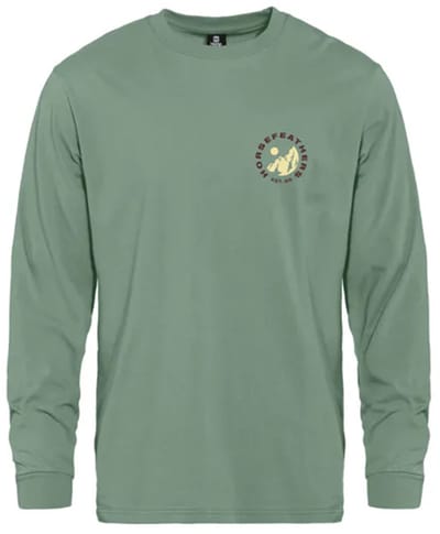 Horsefeathers Altitude Ls T-shirt (ijsberggroen) - M