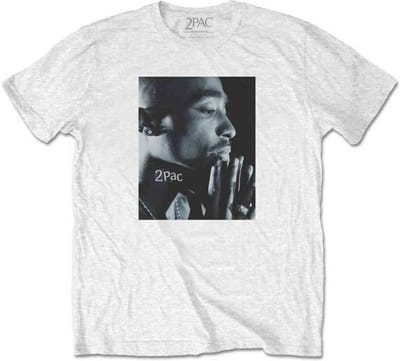Tupac - Changes Side Photo Heren T-shirt - M - Wit