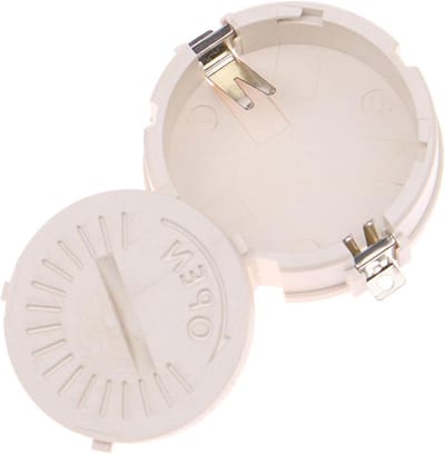 Batterijhouder CR2450 - Muntcel Houder - Elektronica Reparatie - Anti Reverse Bescherming - 33 mm - Zwart