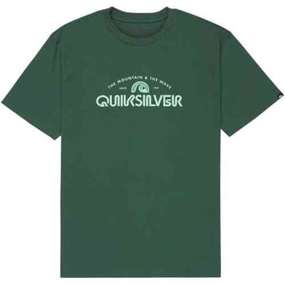 Quiksilver Ev Vista Ss Heren T-shirt Eqyzt08287-grt0 - Kleur Groen - Maat S