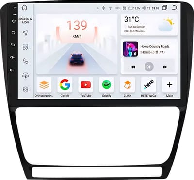 Autoradio met bluetooth - Carplay - Voor Skoda Octavia II (2008-2013) - Geschikt voor Apple en Android - Stereo - Navigatie - Navigatiesysteem auto - 4GB 32GB
