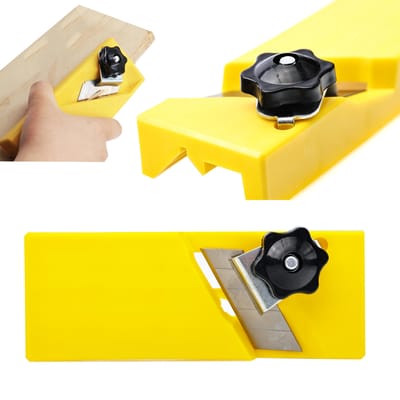 Rosfix Verzonker Handmatig - 90° Plat Mes - ABS Behuizing, Precisie voor Gipsplaten en Kunststof