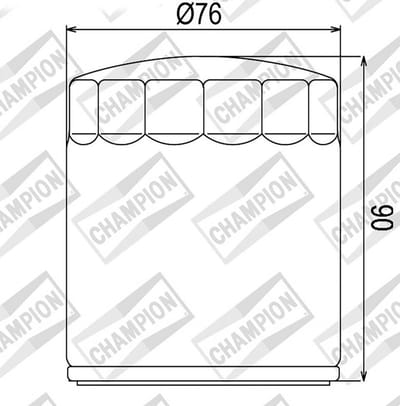 champion oliefilter voor motorfiets guzzi 750 breva ie 2003 tot 2012 nieuw