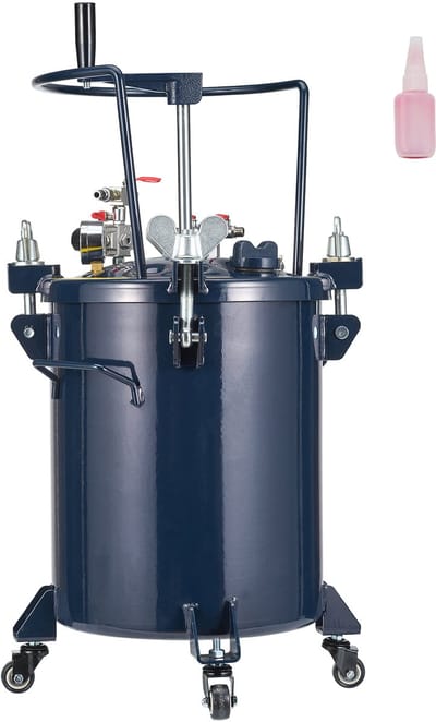 Druktank voor spuitverf 30L, handmatige mengroerder, afdichtmiddel voor lekreparatie, industrie/huisdecoratie/architectuur/bouw/auto